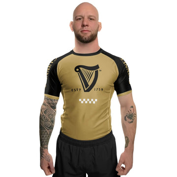 Guinness Beige Rash Guard - VinoVogue.com