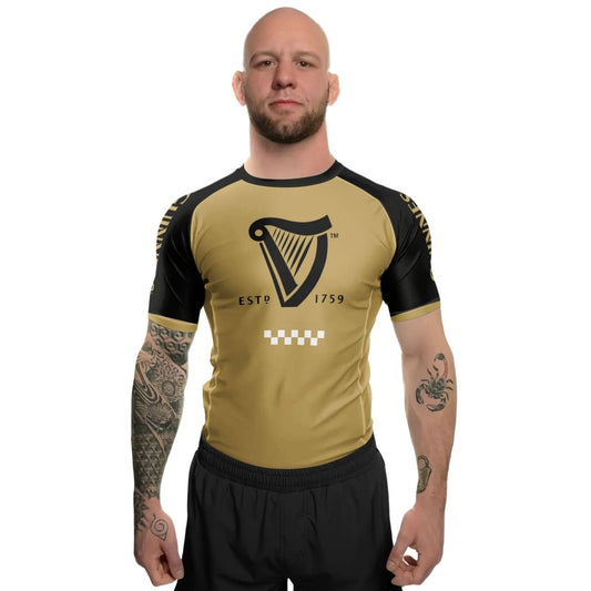 Guinness Beige Rash Guard - VinoVogue.com