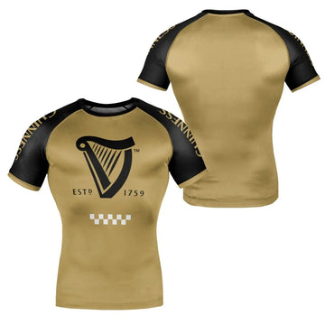 Guinness Beige Rash Guard - VinoVogue.com