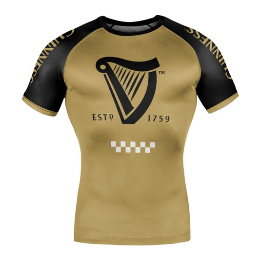Guinness Beige Rash Guard - VinoVogue.com