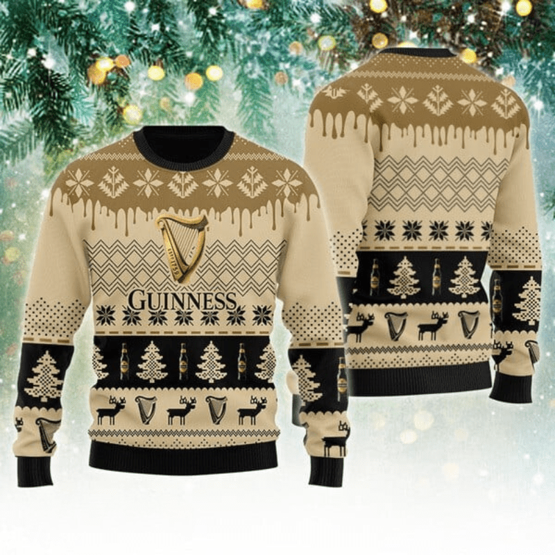 Guinness Christmas Festival Ugly Sweater - VinoVogue.com