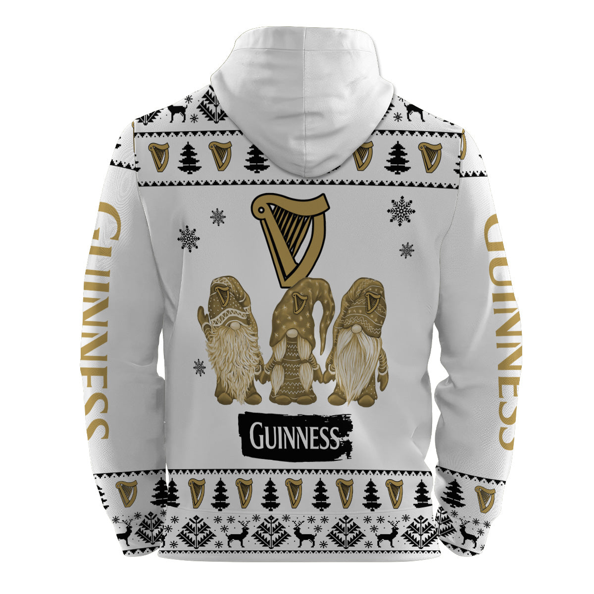 Guinness Christmas Gnomies Pullover & Zip Hoodie