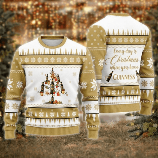 Guinness Christmas Tree Ugly Sweater - VinoVogue.com