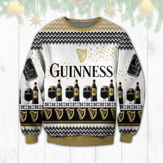 Guinness Christmas Ugly Sweater - VinoVogue.com