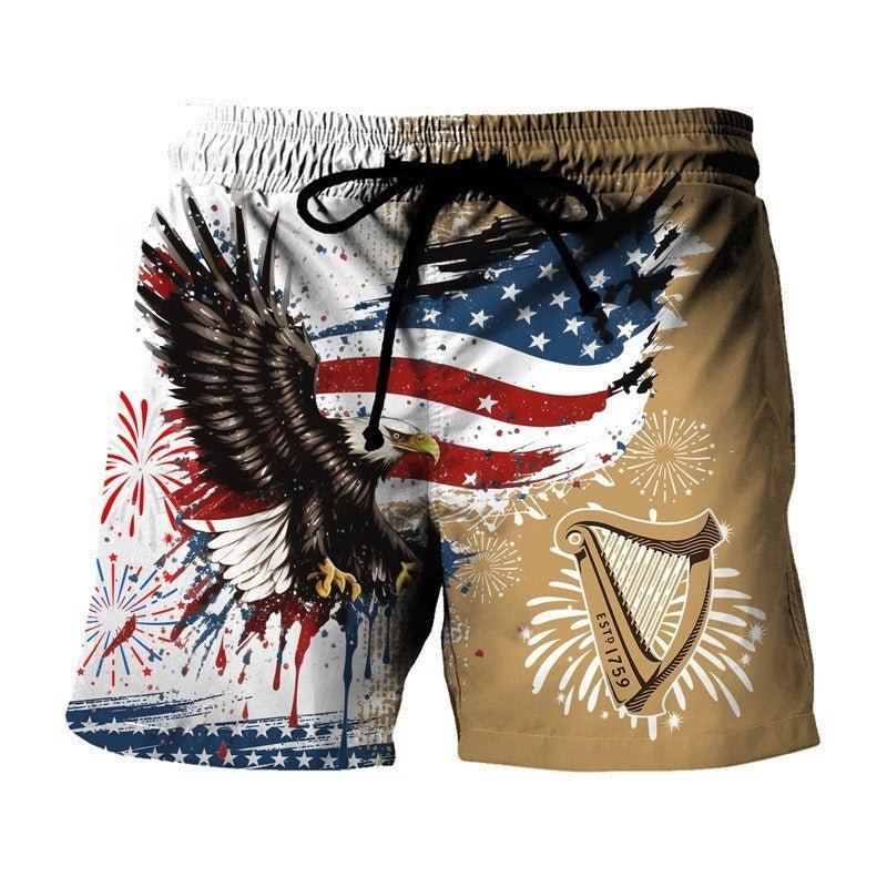 Guinness Eagle of Freedom Swim Trunks - VinoVogue.com