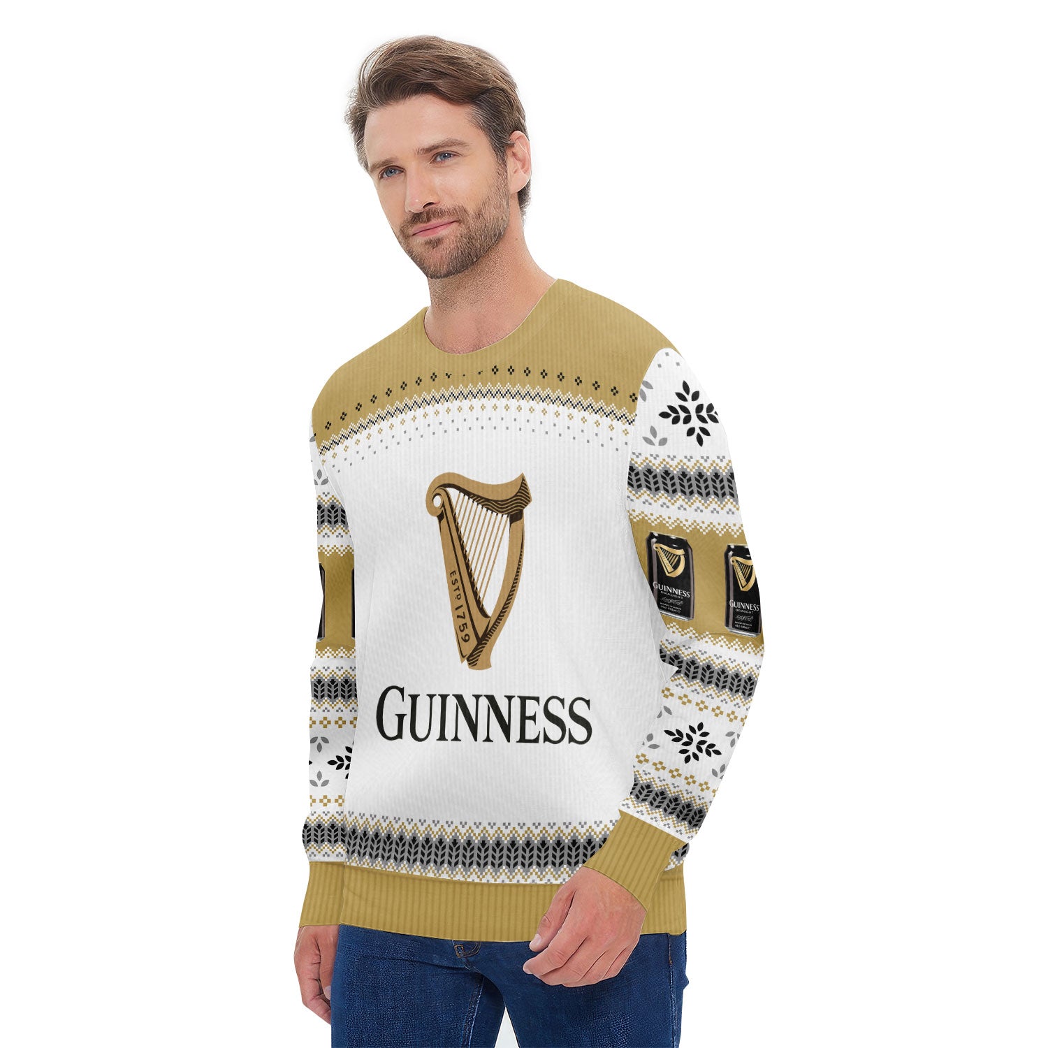 Guinness Festive Holiday Ugly Sweater