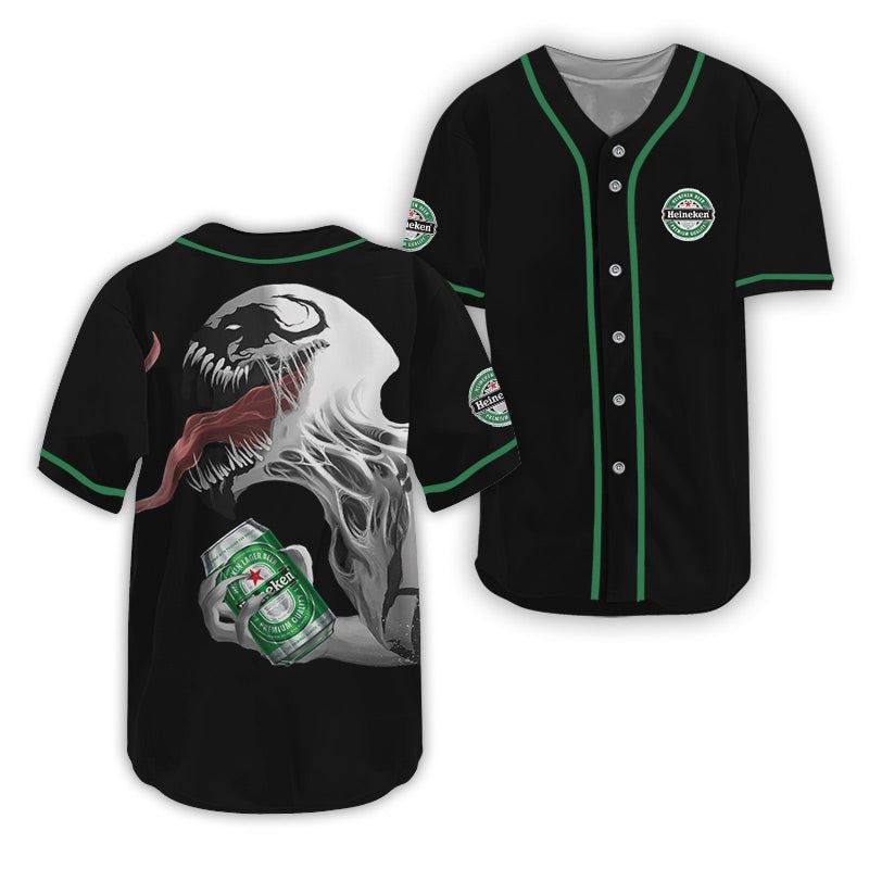 Heineken Anti - Venom Baseball Jersey - VinoVogue.com