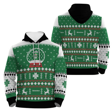 Heineken Christmas Crystal Ball Pullover & Zip Hoodie