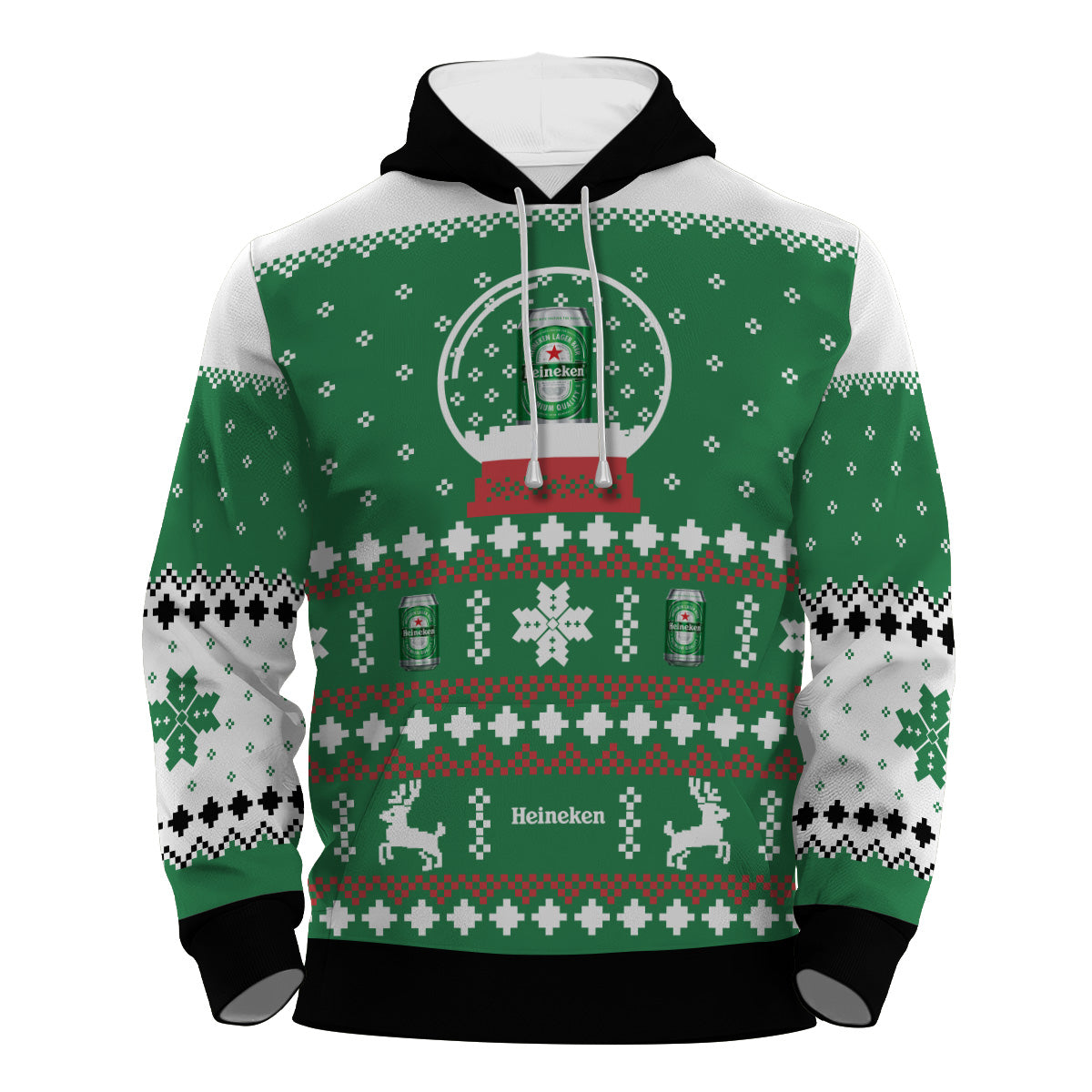 Heineken Christmas Crystal Ball Pullover & Zip Hoodie