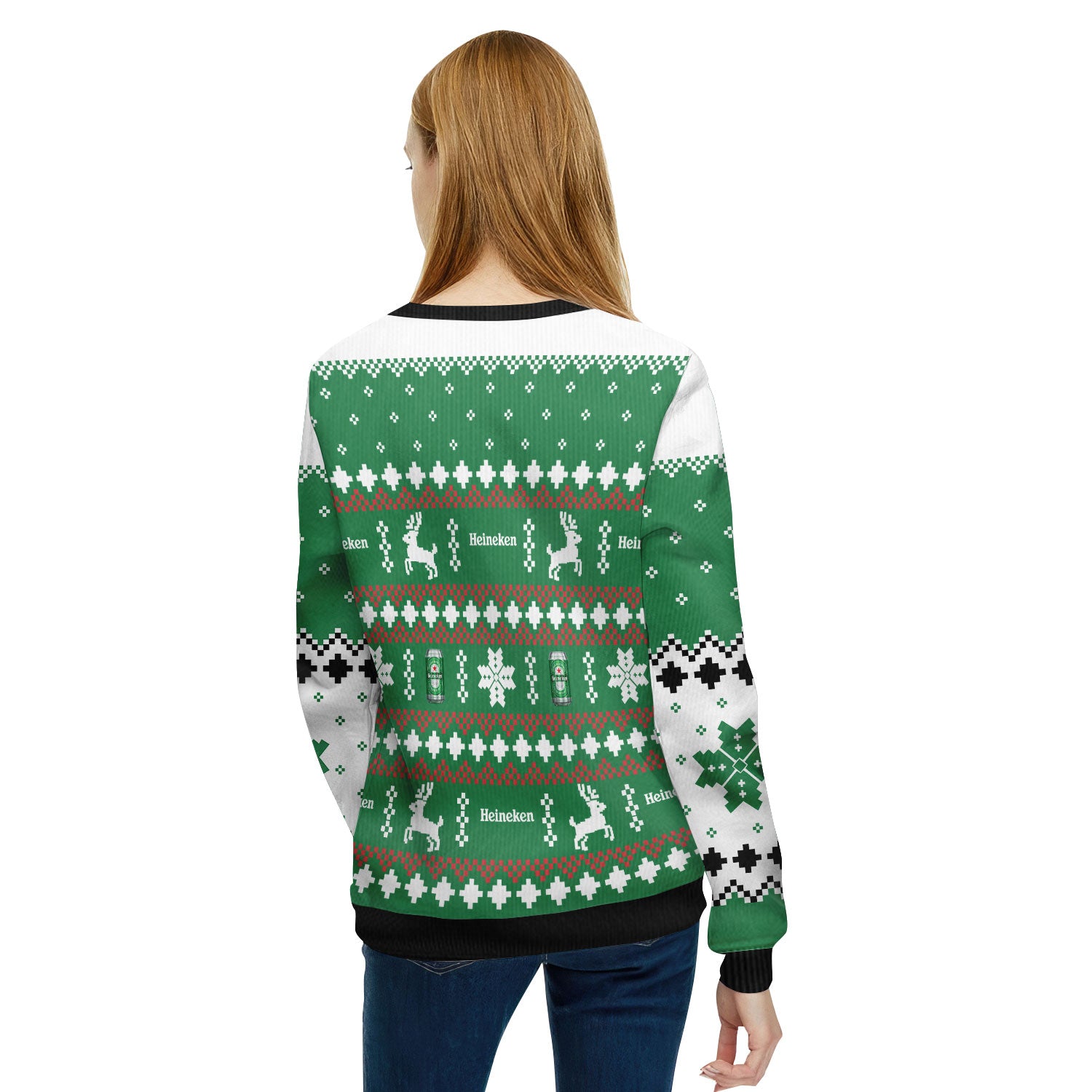 Heineken Christmas Crystal Ball Ugly Sweater