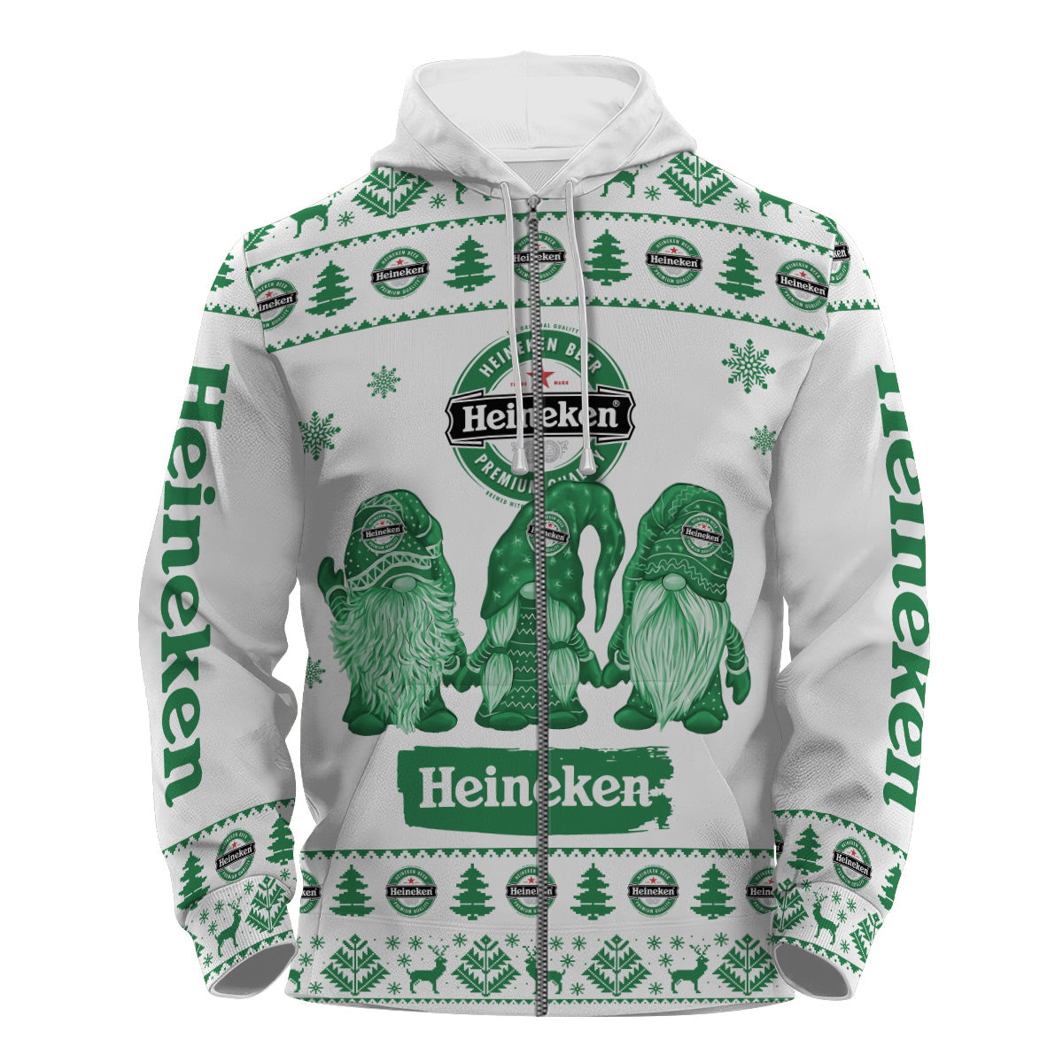 Heineken Christmas Gnomies Pullover & Zip Hoodie