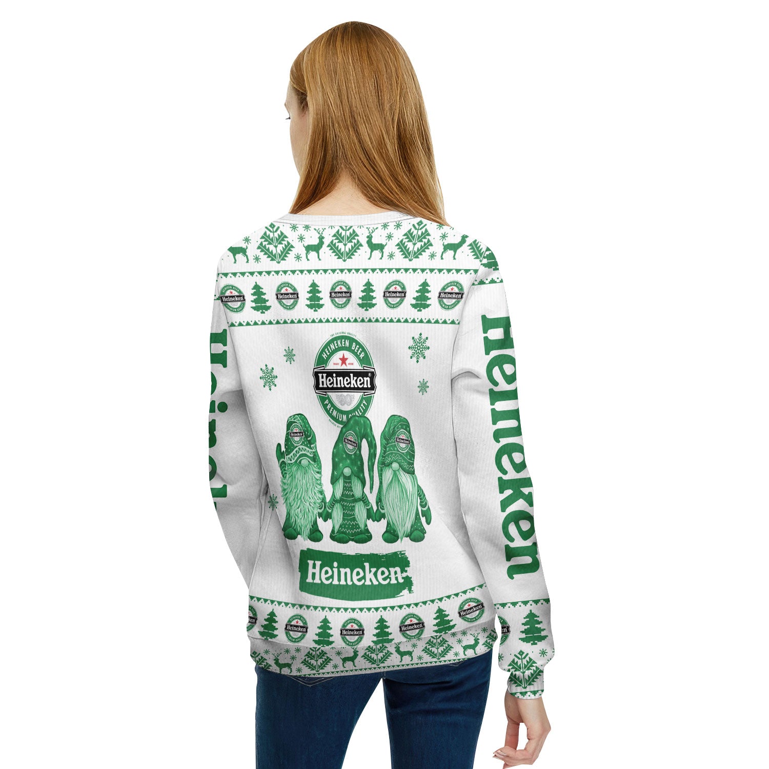 Heineken Christmas Gnomies Ugly Sweater