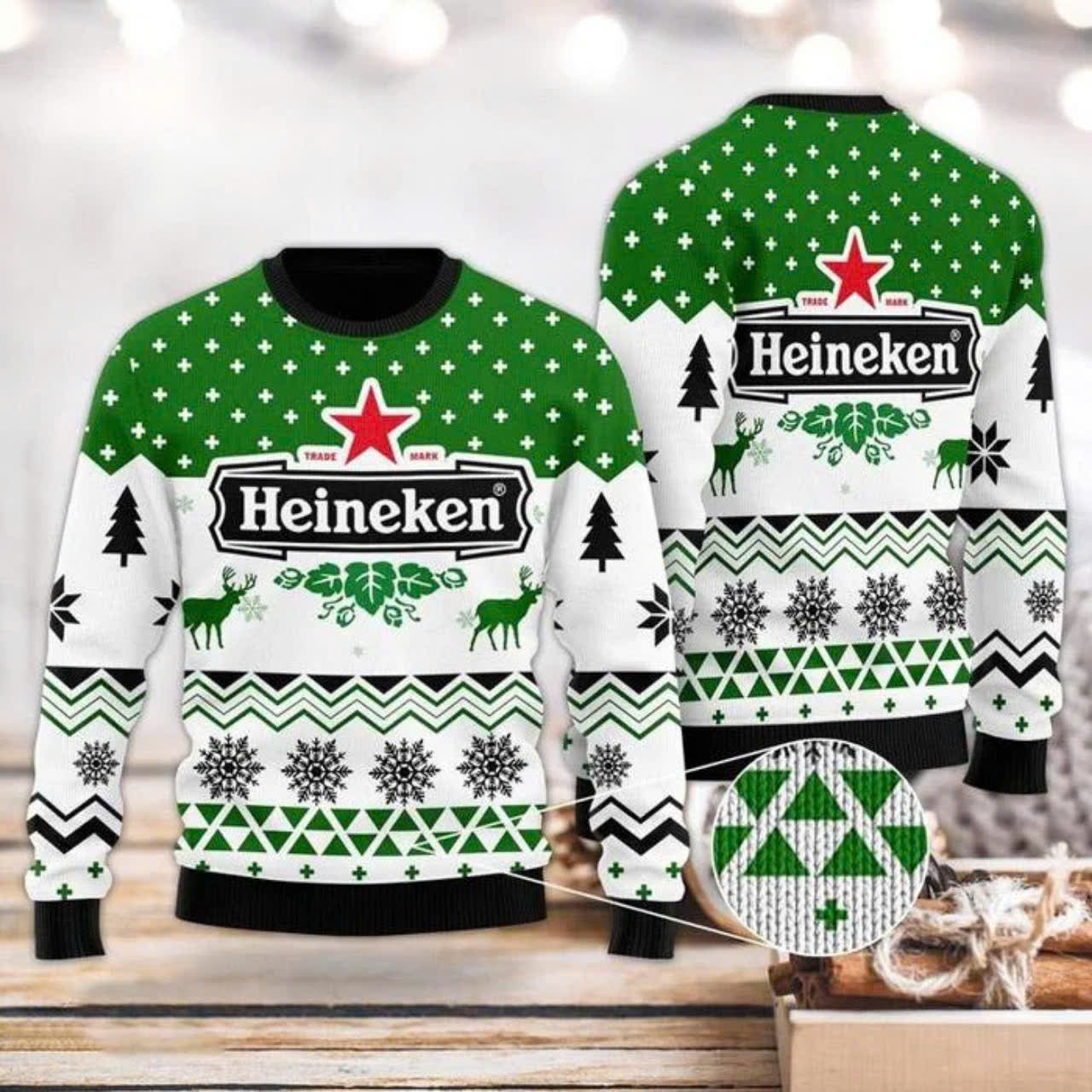 Heineken Christmas Ugly Sweater