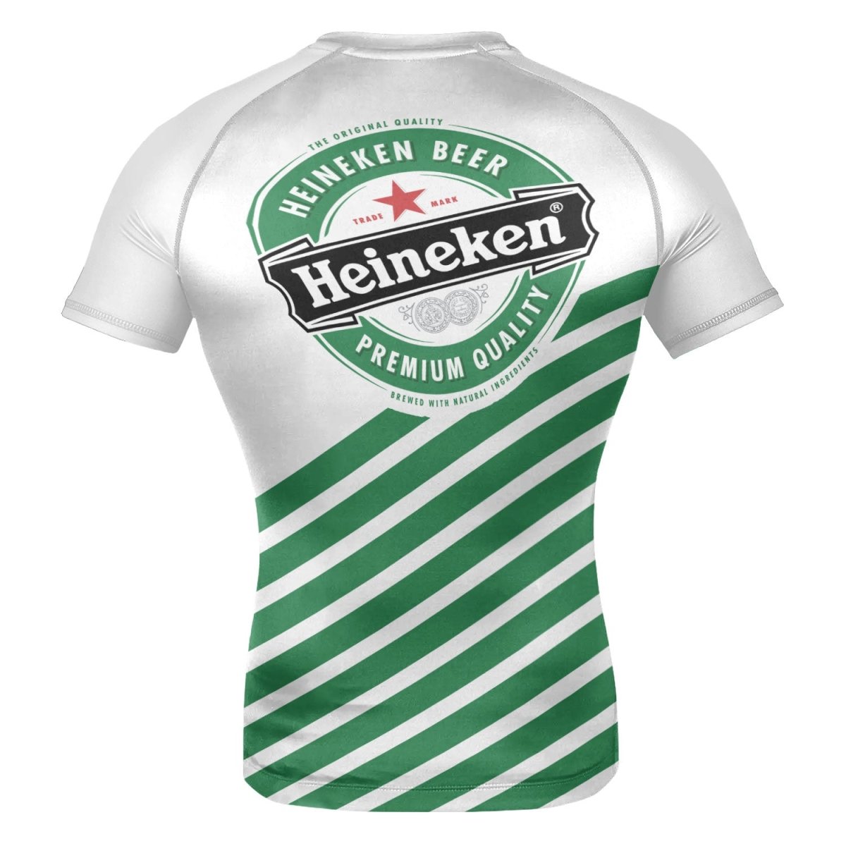 Heineken Diagonal Stripe Rash Guard - VinoVogue.com