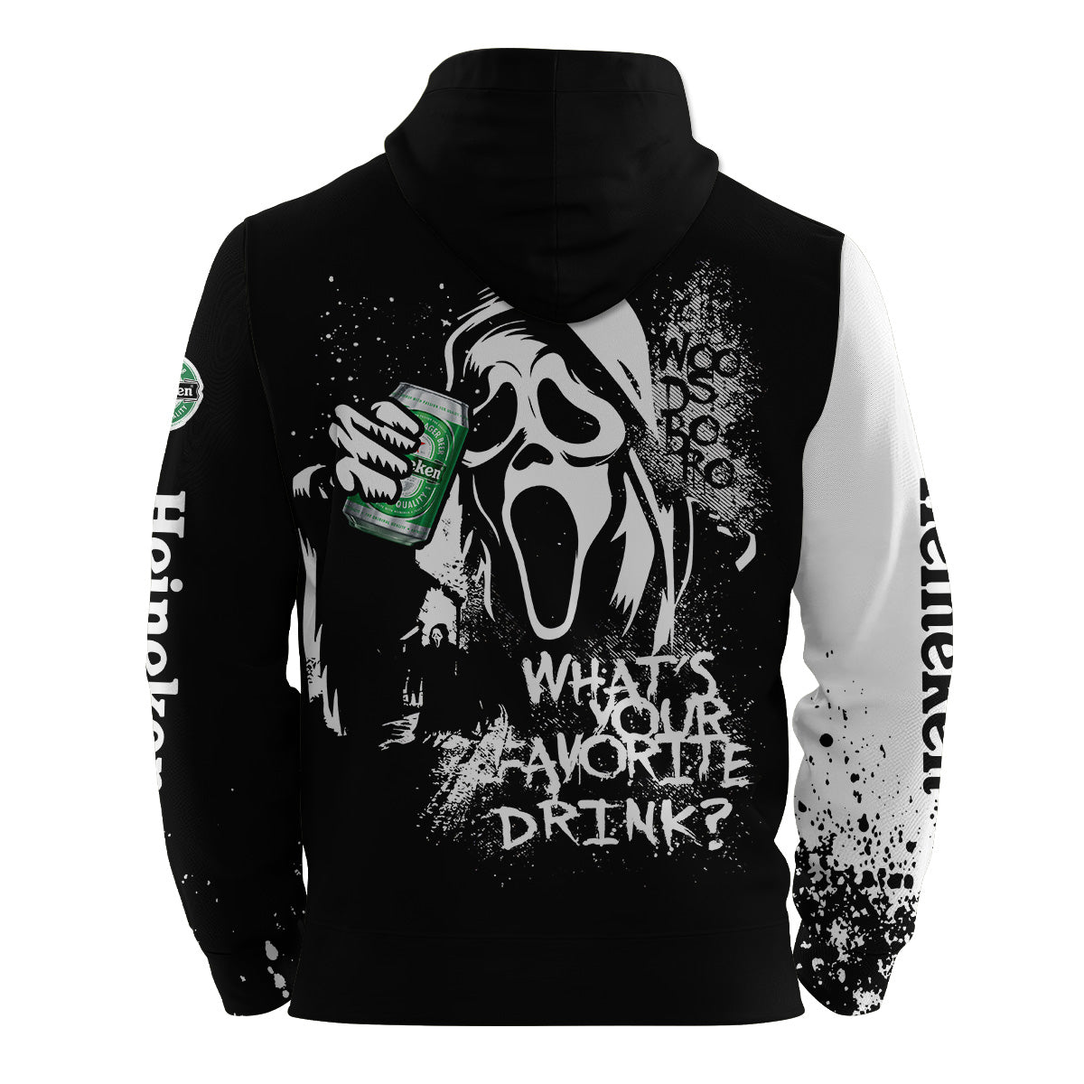 Heineken Ghostface Scream Hoodie & Zip Hoodie