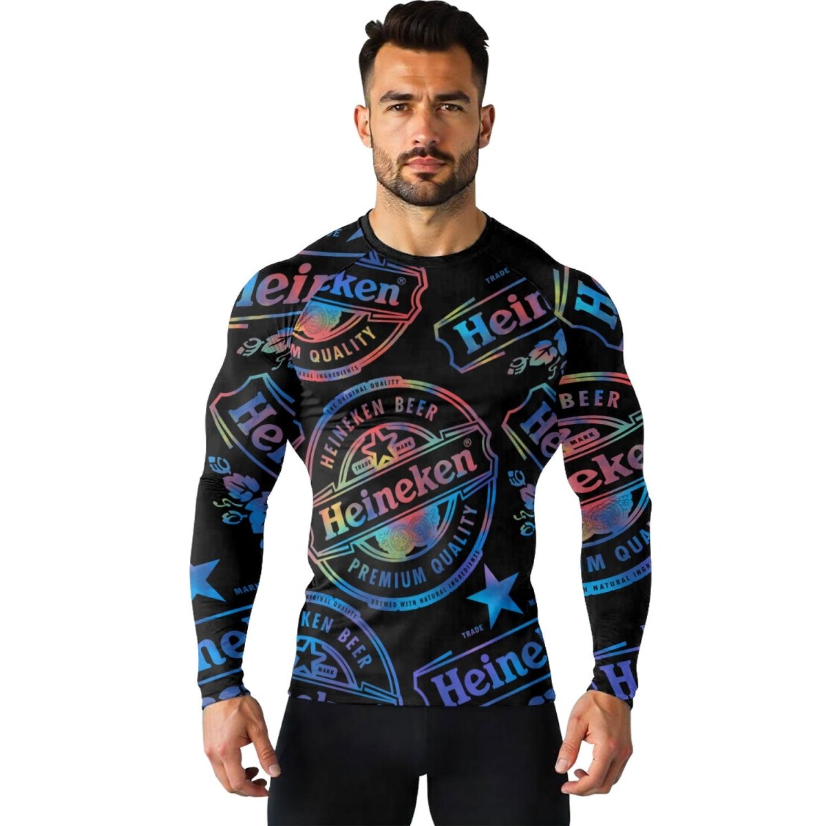 Heineken Retro Rash Guard - VinoVogue.com