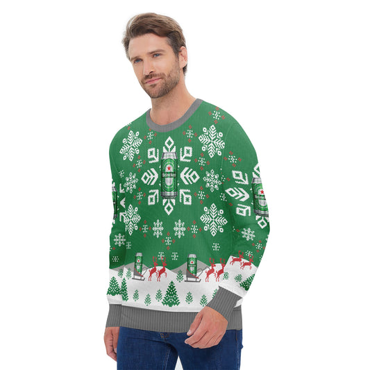 Heineken Snowflake Ugly Sweater