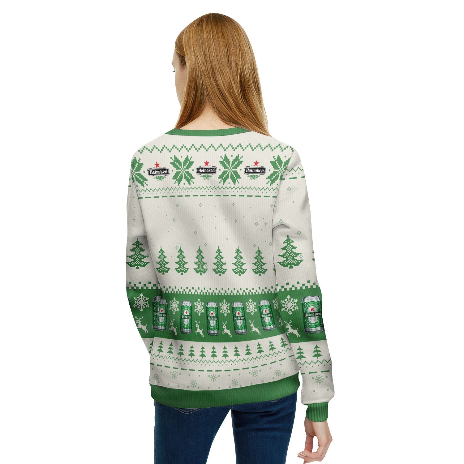 Heineken Snowy Sips Ugly Sweater