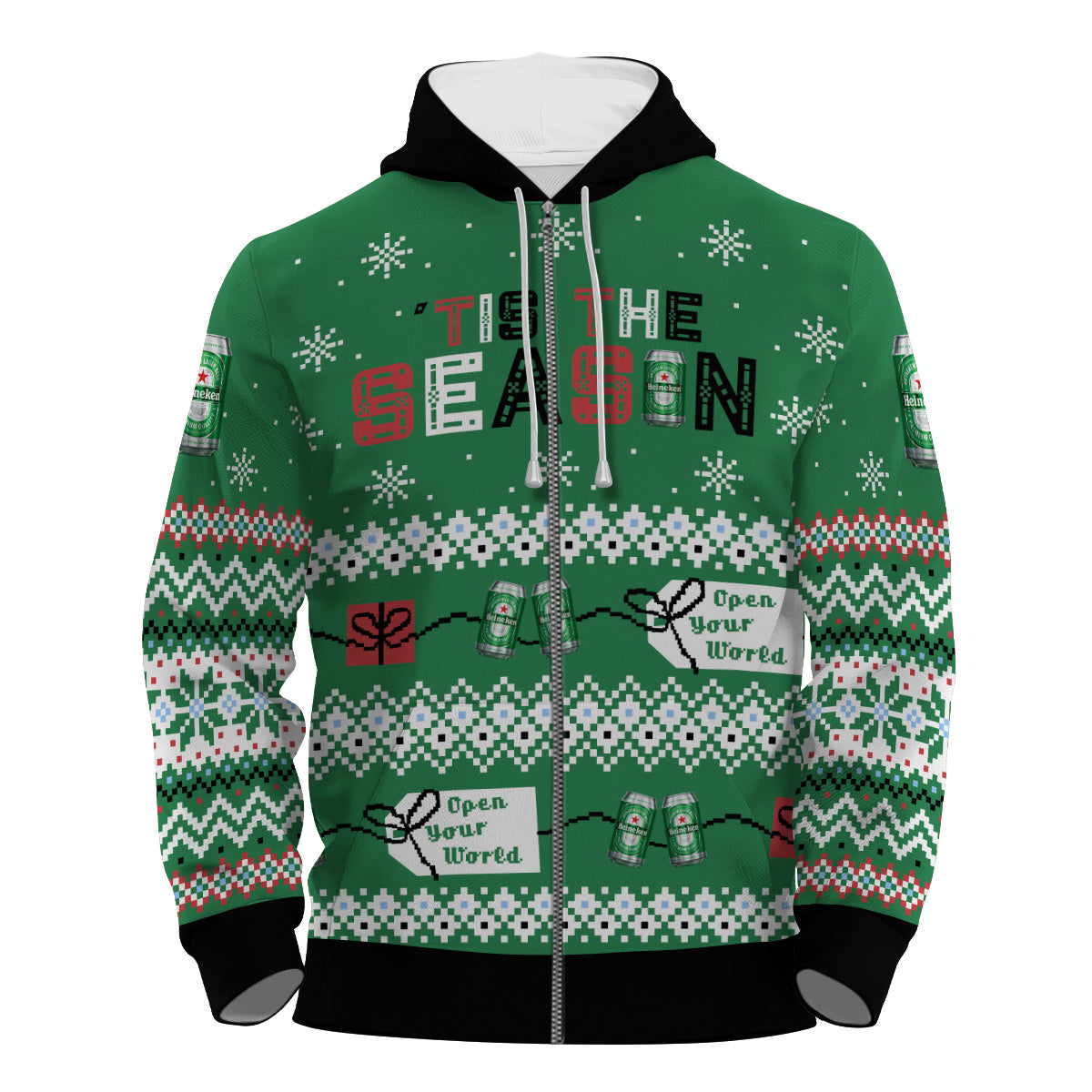Heineken Tis The Season Pullover & Zip Hoodie