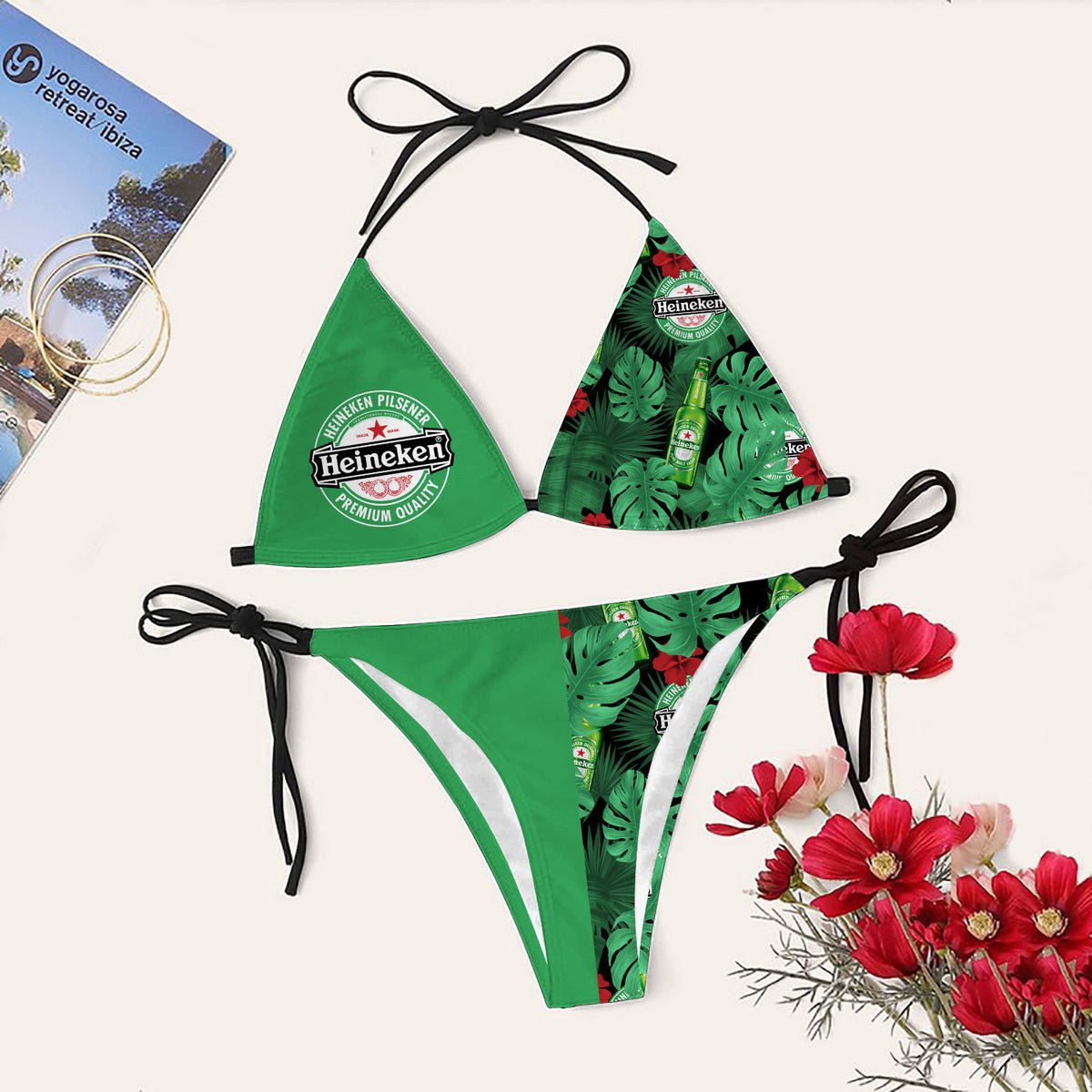 Heineken Triangle Beach Bikini - VinoVogue.com