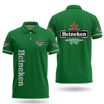 Heineken Is Green Polo Shirt - VinoVogue.com