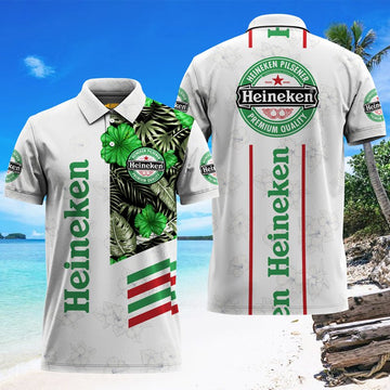 Heineken Tropical Environment Polo Shirt - VinoVogue.com