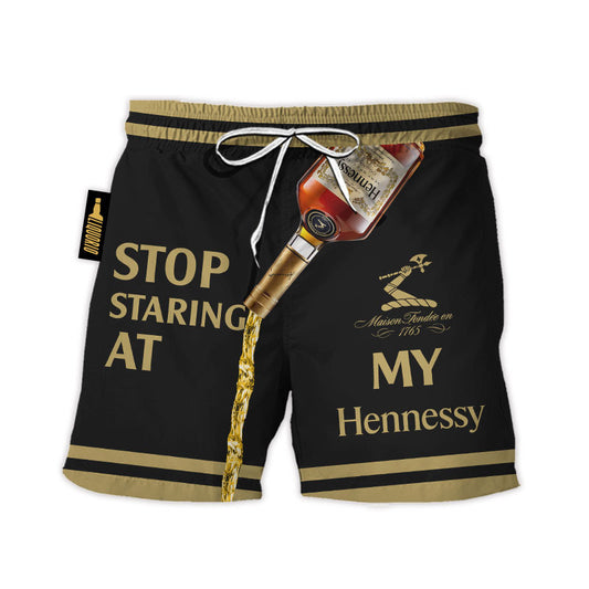Hennessy Stop Staring At Swim Trunks