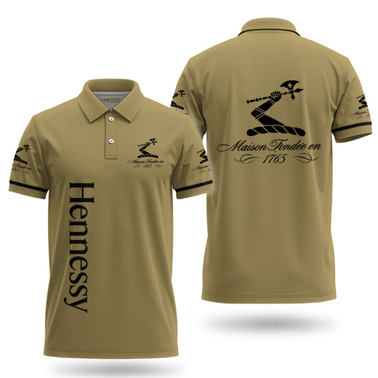 Hennessy Is Beige Polo Shirt