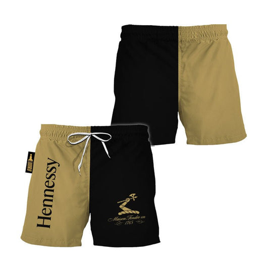 Hennessy Basic Colorful Swim Trunks - VinoVogue.com