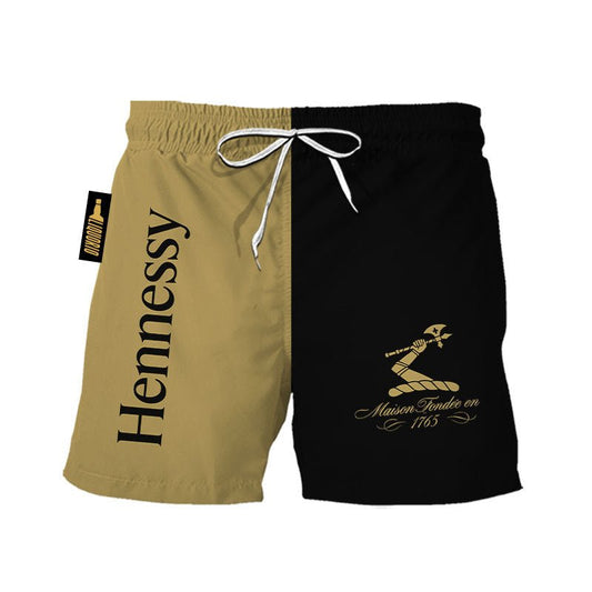 Hennessy Basic Colorful Swim Trunks - VinoVogue.com