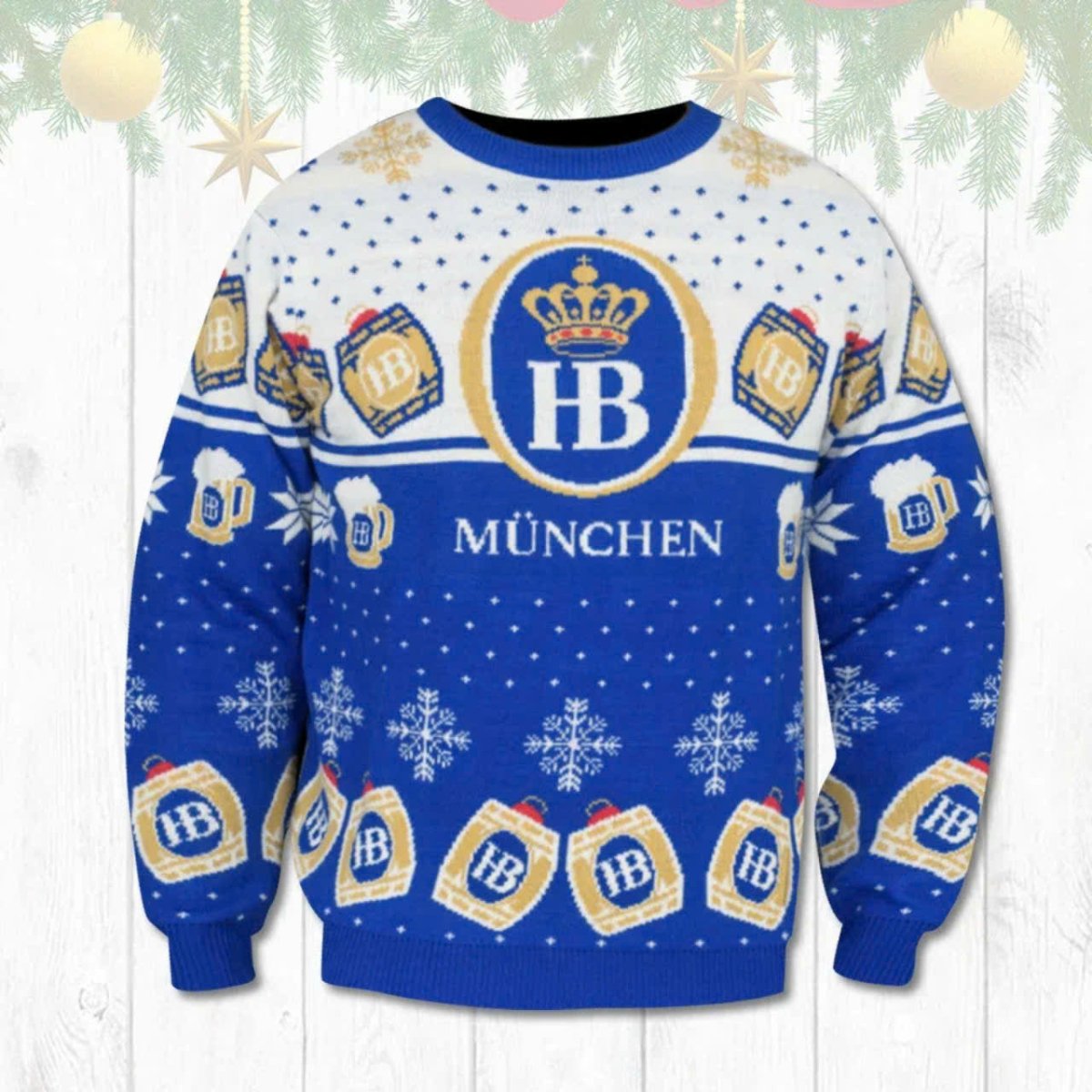 Hofbrau Munchen Christmas Ugly Sweater - VinoVogue.com