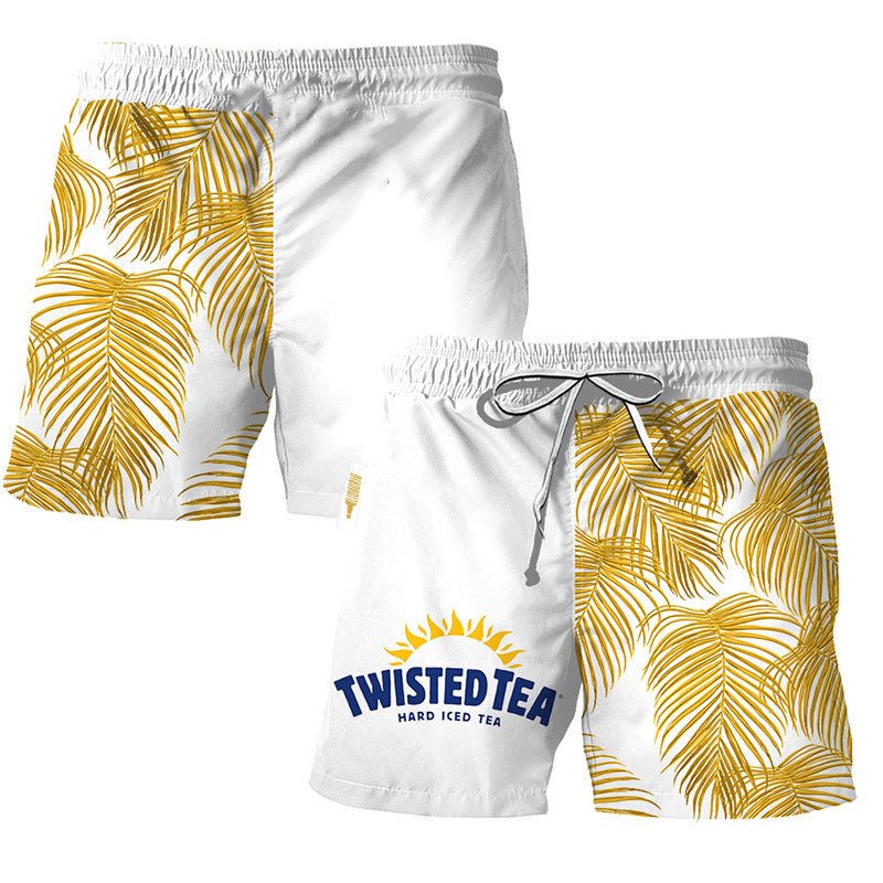 Twisted Tea Tropical Fern Swim Trunks - VinoVogue.com