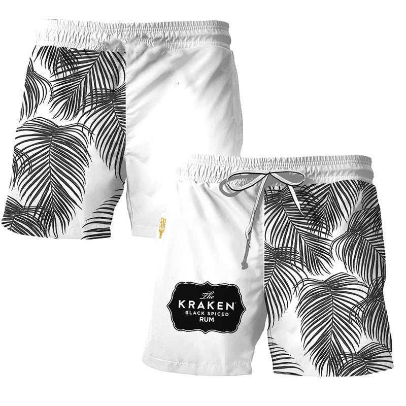 Kraken Rum Tropical Fern Swim Trunks