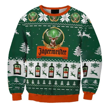 Jagermeister Christmas Ugly Sweater - VinoVogue.com