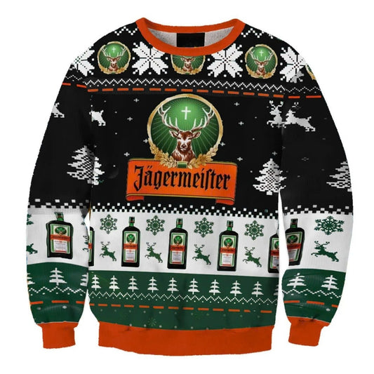 Jagermeister Christmas Ugly Sweater - VinoVogue.com