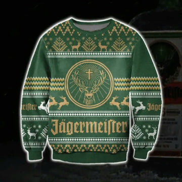 Jagermeister Ugly Xmas Sweater - VinoVogue.com