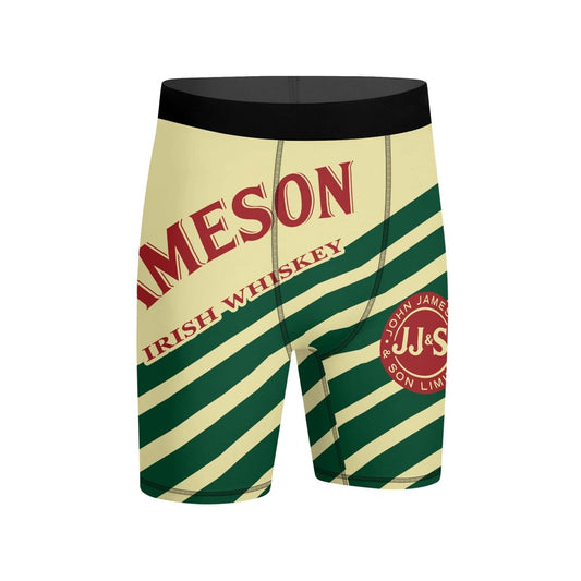 Jameson Diagonal Stripe Compression Shorts - VinoVogue.com