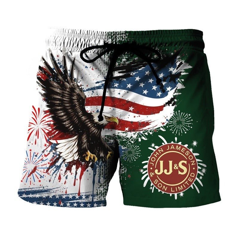 Jameson Eagle of Freedom Swim Trunks - VinoVogue.com