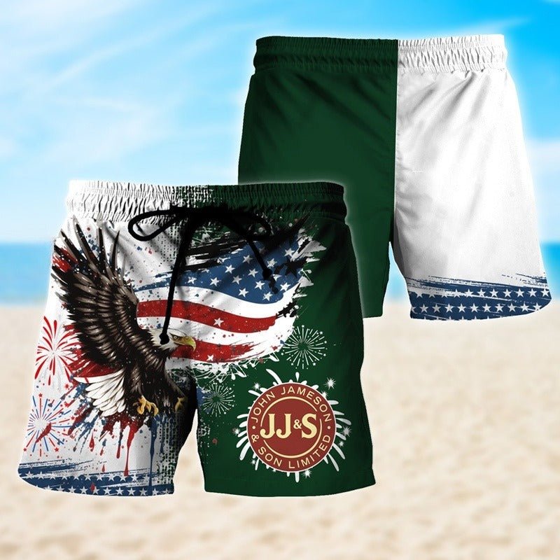 Jameson Eagle of Freedom Swim Trunks - VinoVogue.com