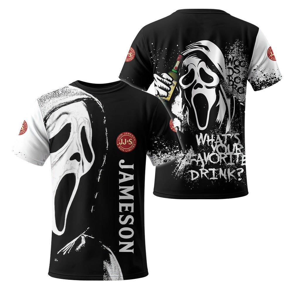 Jameson Ghostface Scream T-Shirt - VinoVogue.com