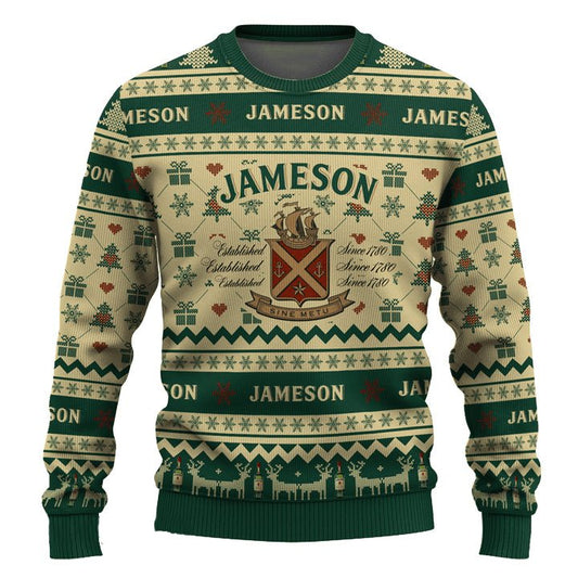 Jameson Snowing Christmas Ugly Sweater - VinoVogue.com