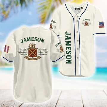 Jameson USA Flag Baseball Jersey - VinoVogue.com