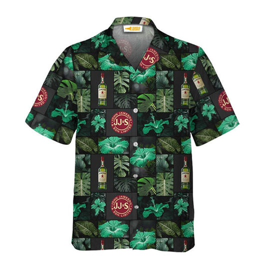 Jameson Tropical Hibiscus Flower Hawaiian Shirt - VinoVogue.com