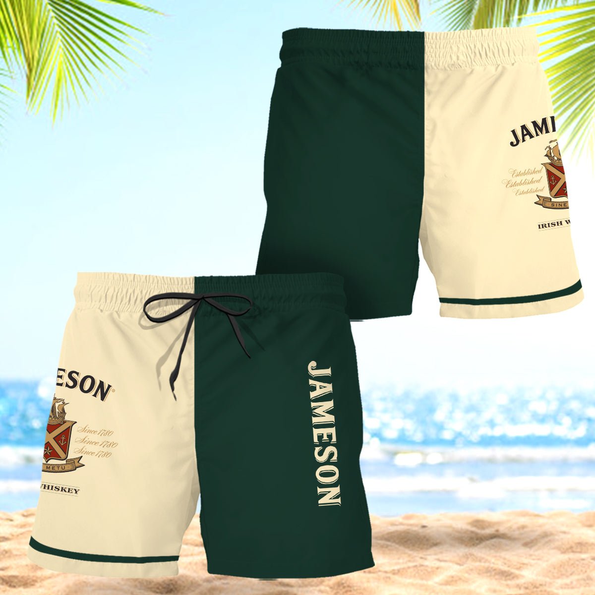 Jameson Basic Colorful Swim Trunks - VinoVogue.com