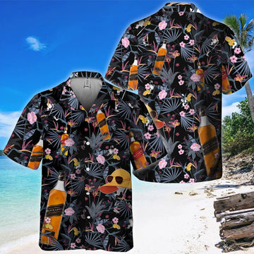 Johnnie Walker Floral Summer Hawaiian Shirt - VinoVogue.com