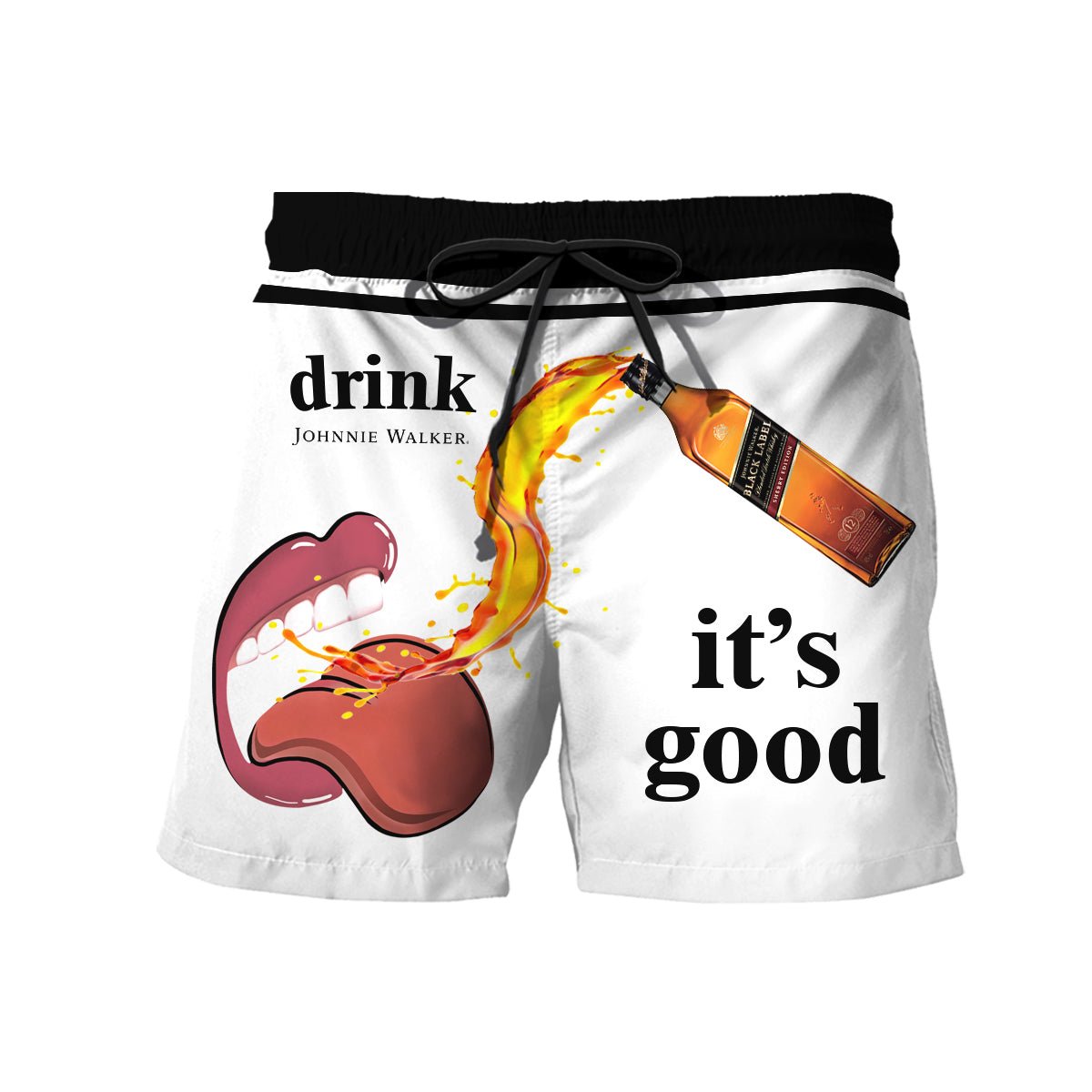 Drink Johnnie Walker It's Good Swim Trunks - VinoVogue.com