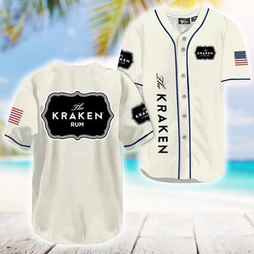 Kraken Rum USA Flag Baseball Jersey - VinoVogue.com