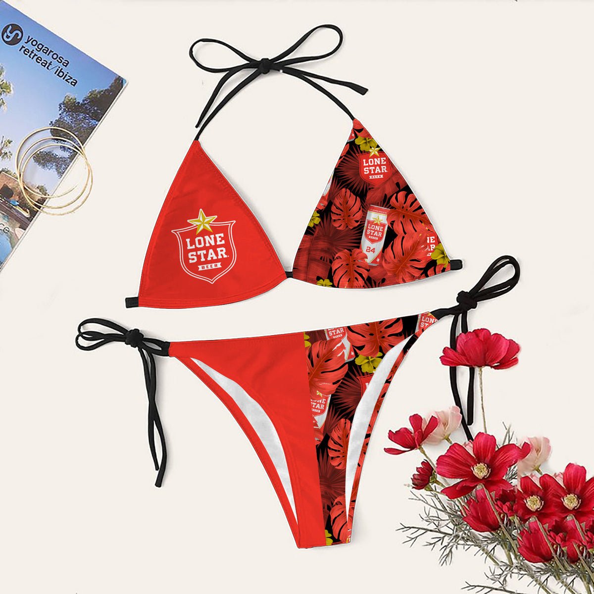 Lone Star Triangle Beach Bikini - VinoVogue.com