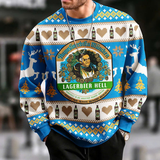 Langerbier Hell Christmas Heart Ugly Sweater - VinoVogue.com