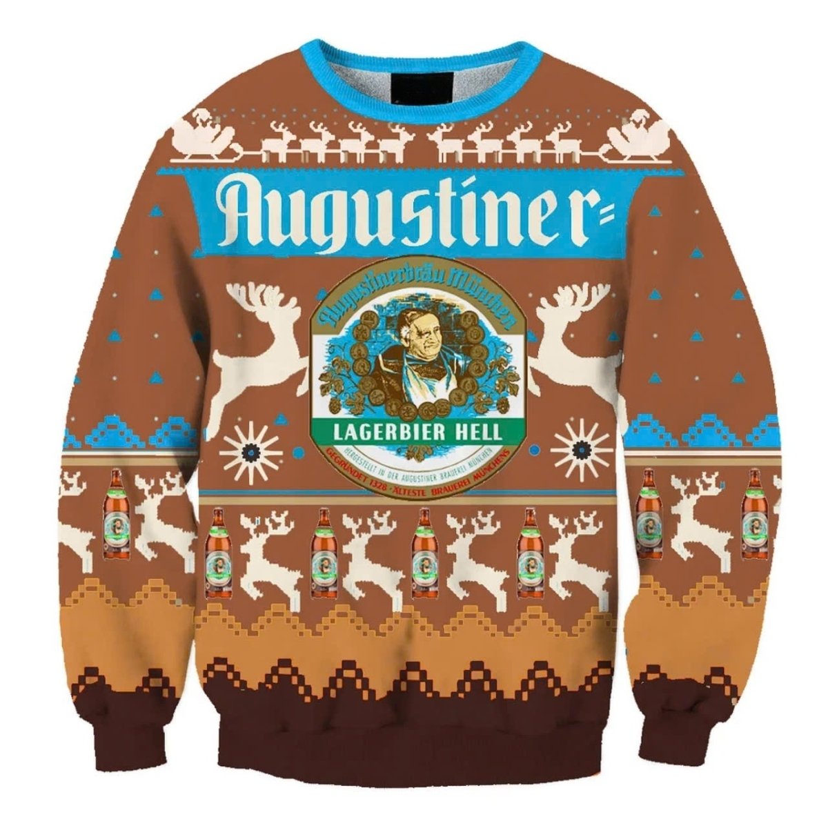 Langerbier Hell Christmas Reindeer Ugly Sweater - VinoVogue.com